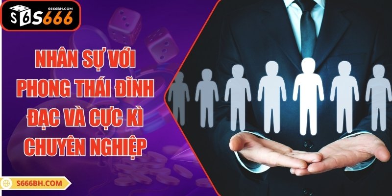 Nhân sự với phong thái đĩnh đạc và cực kì chuyên nghiệp