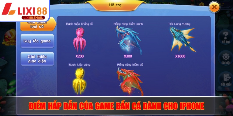 Điểm hấp dẫn khi chơi game bắn cá dành cho iPhone